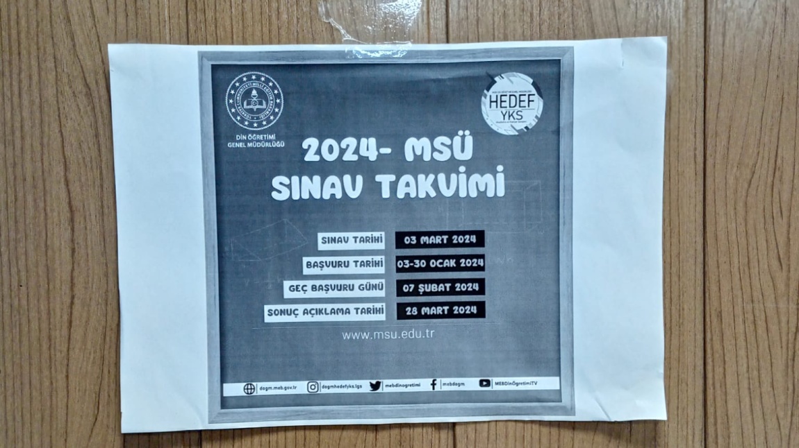  MSÜ (Milli Savunma Üniversitesi’nin) sınavına yönlendirme afiş çalışması